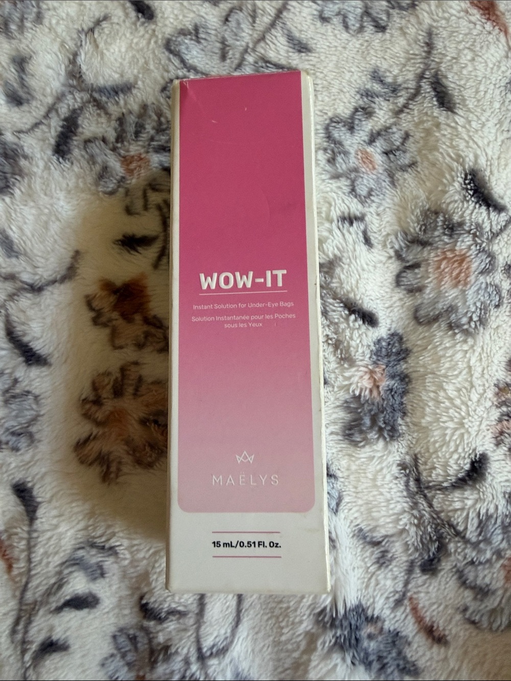 Maelys WOW-IT Instant Under-Eye Solution - Pink Packaging